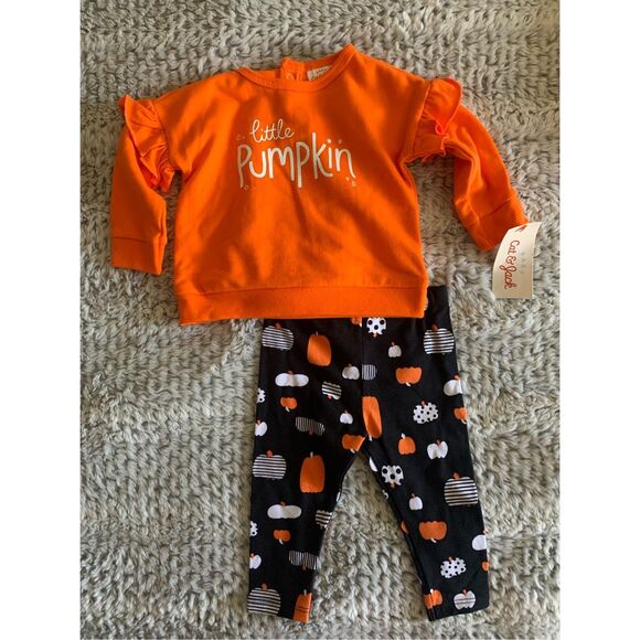 Little Pumpkin Fall 2 Piece Set 3-6 - Picture 2 of 9